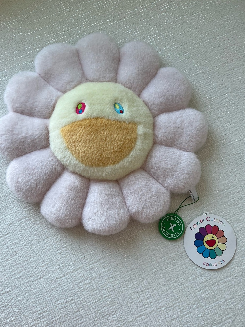 Pink Flower Cushion Plush for Kids
